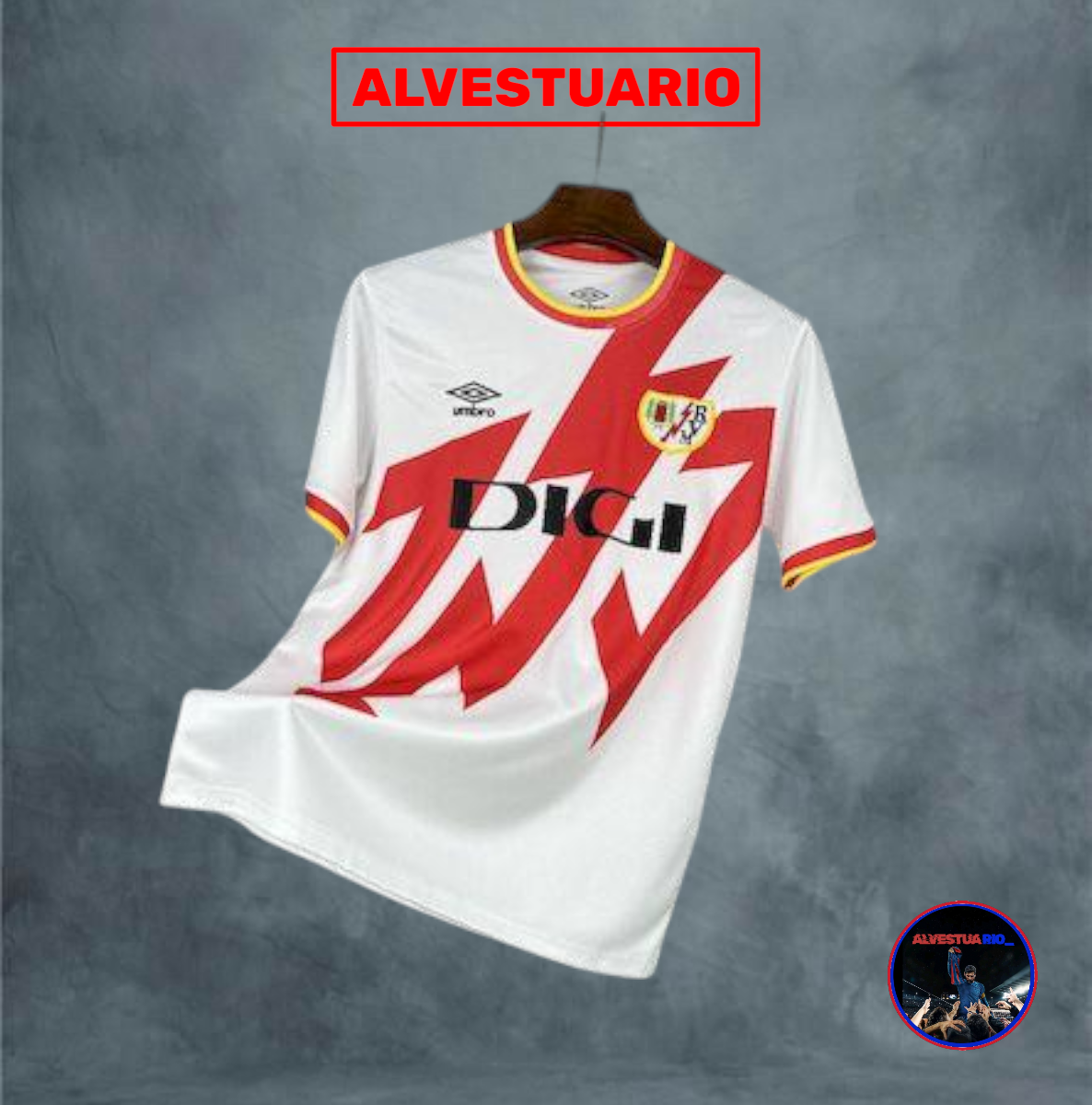 1ÂȘCamiseta Rayo Vallecano 2025/26