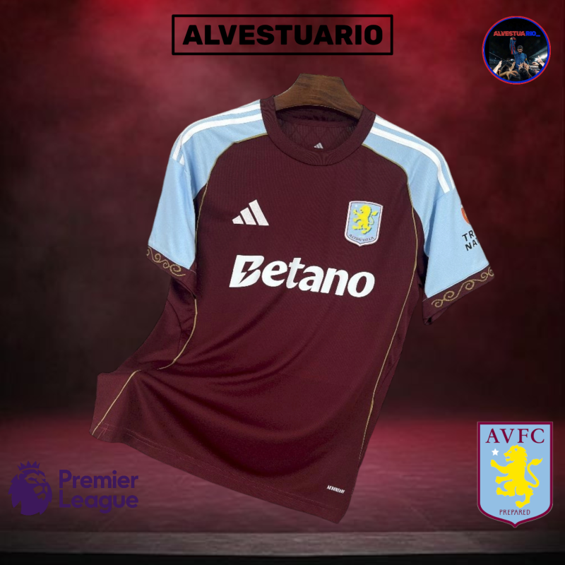 1ªCamiseta Aston Villa 2025/26