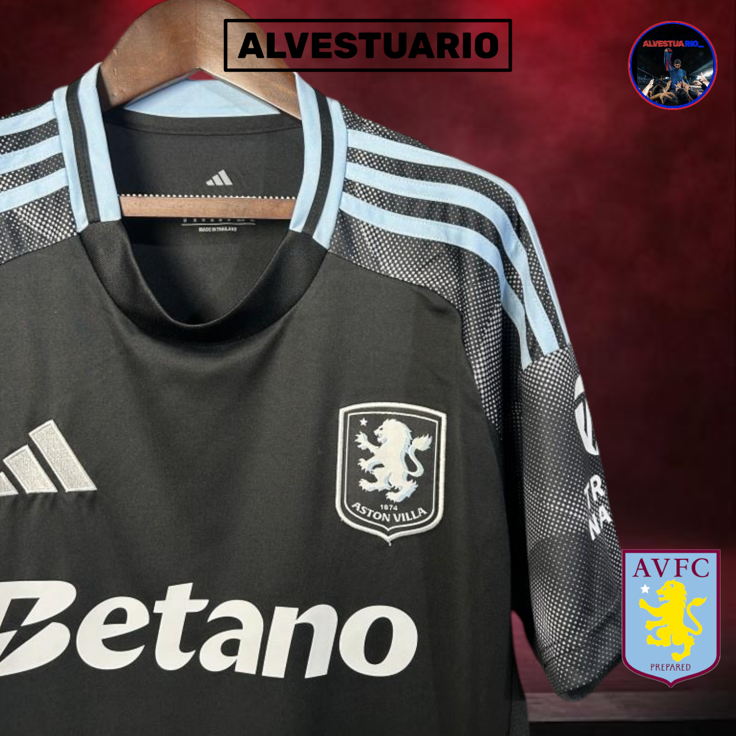 2ÂȘCamiseta Aston Villa 2025/26