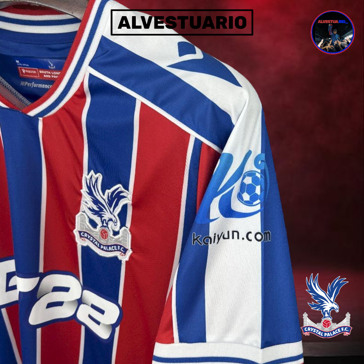 1ÂȘCamiseta Crystal Palace 2025/26