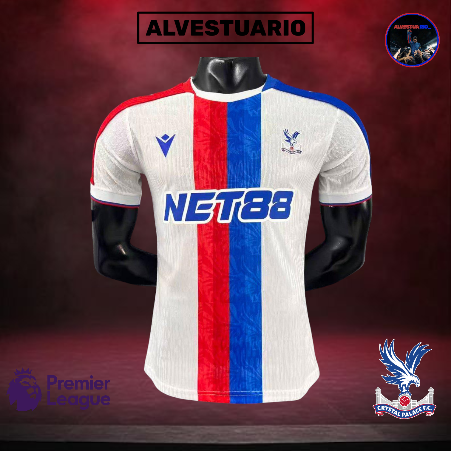 2ÂȘCamiseta Crystal Palace 2025/26