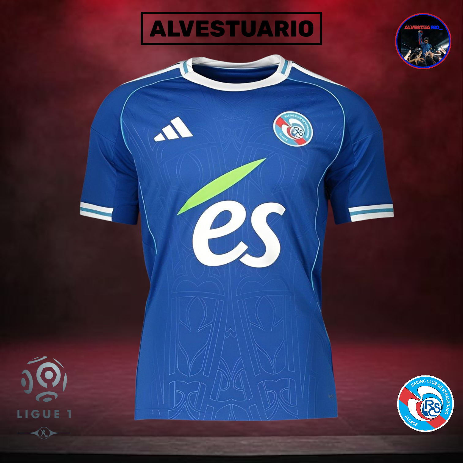 1ÂȘCamiseta Estraburgo 2025/26
