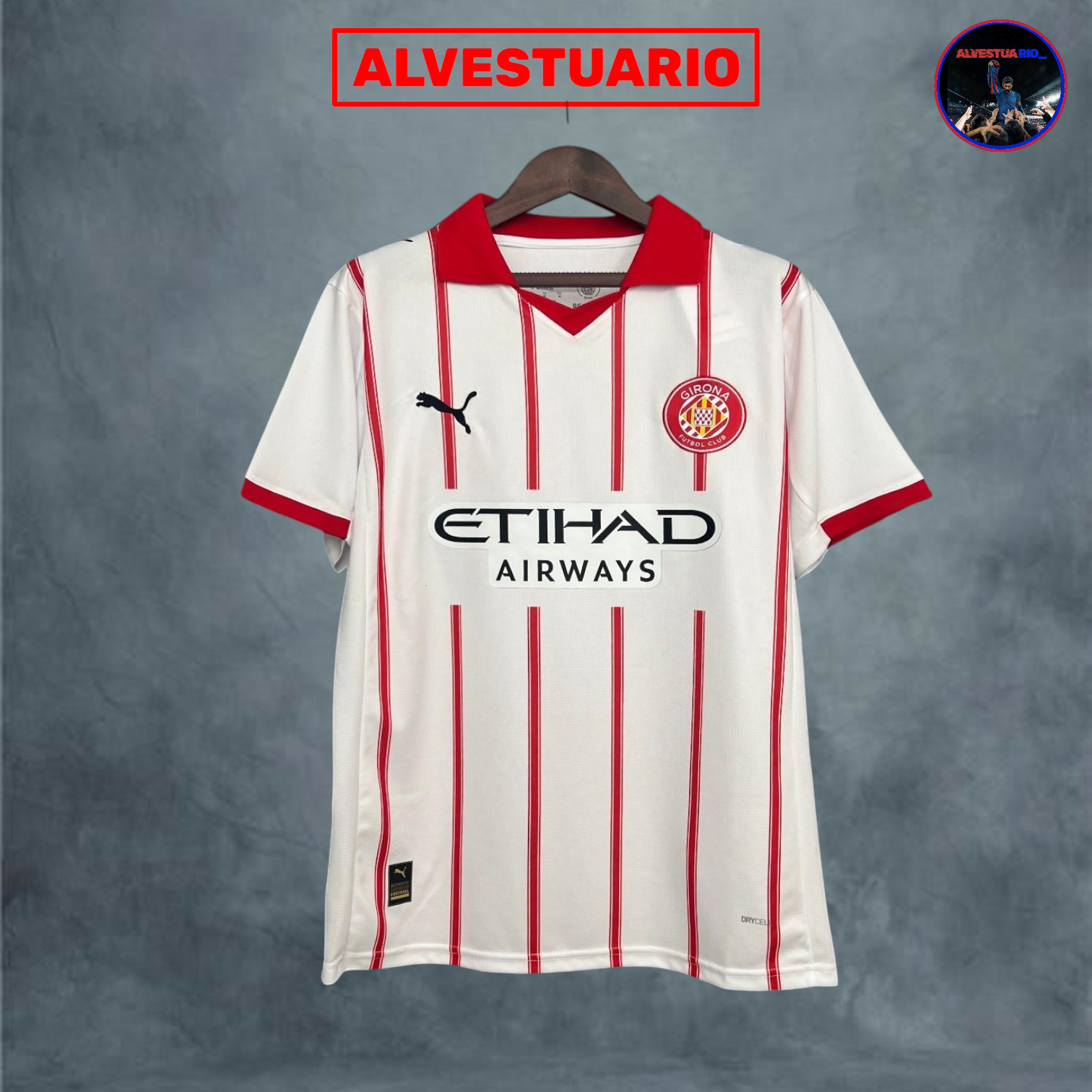 1ªCamiseta Girona Fútbol Club 2025/26