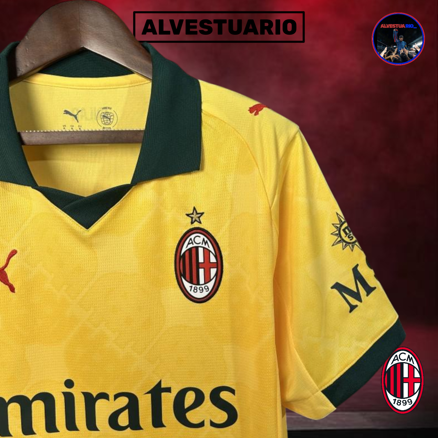 3ÂȘCamiseta AC Milan 2025/26