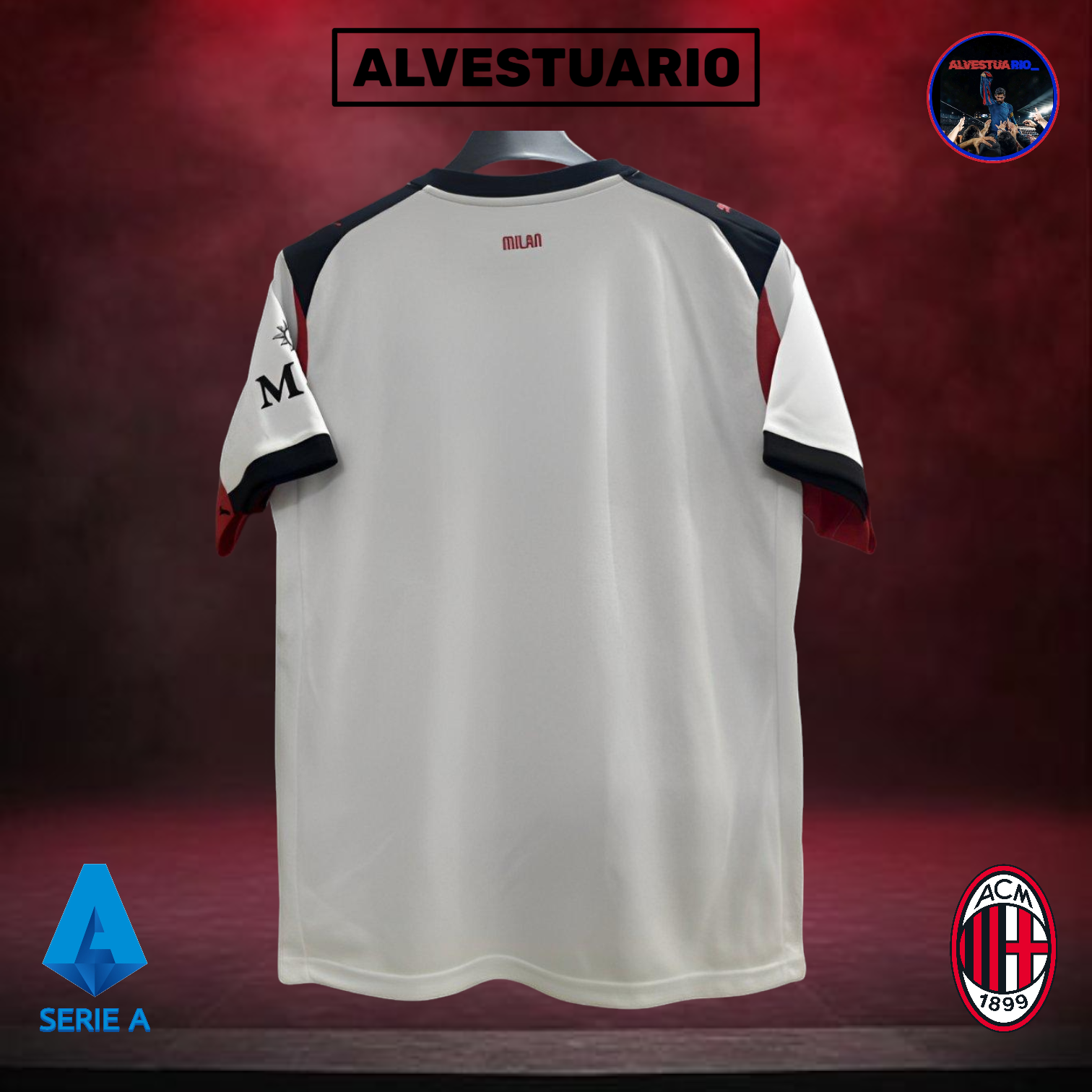 2ÂȘCamiseta AC Milan 2025/26