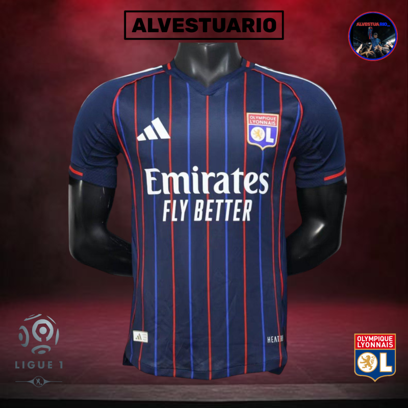 2ªCamiseta Olympique Lyon 2025/26