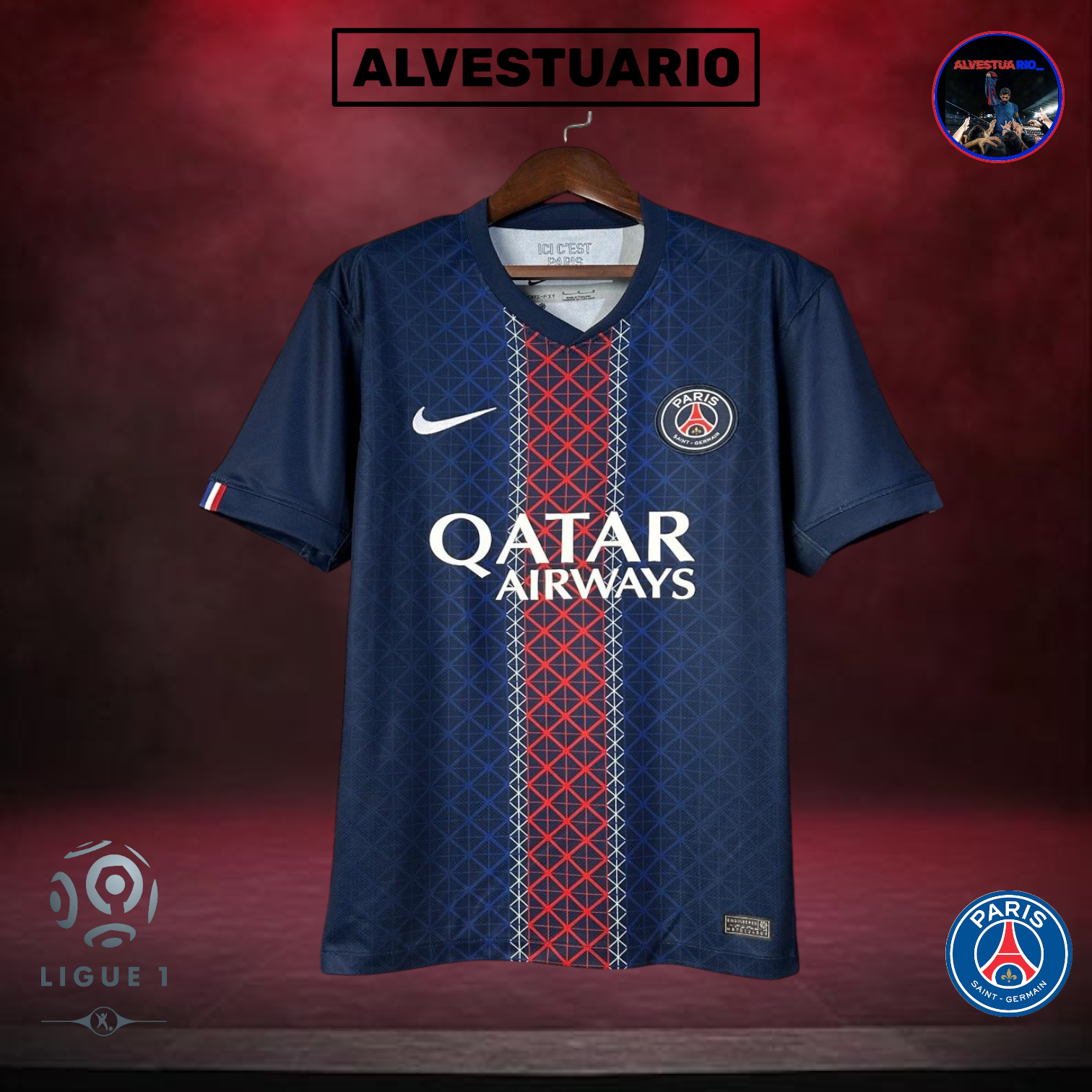 1ªCamiseta París Saint-Germain 2025/26 - psg