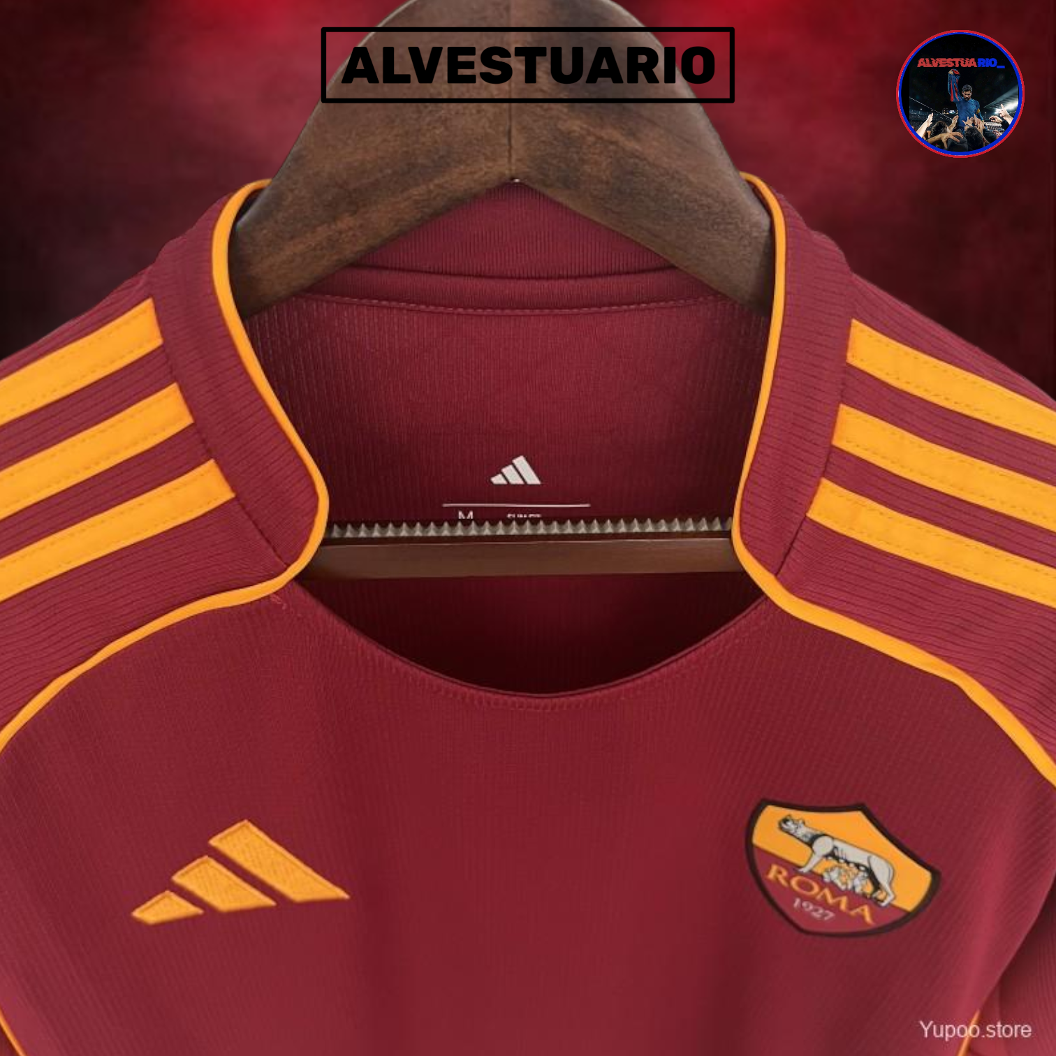 1ÂȘCamiseta AS Roma 2025/26