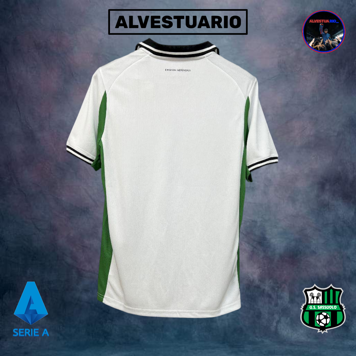 2ÂȘCamiseta Sassuolo 2025/26