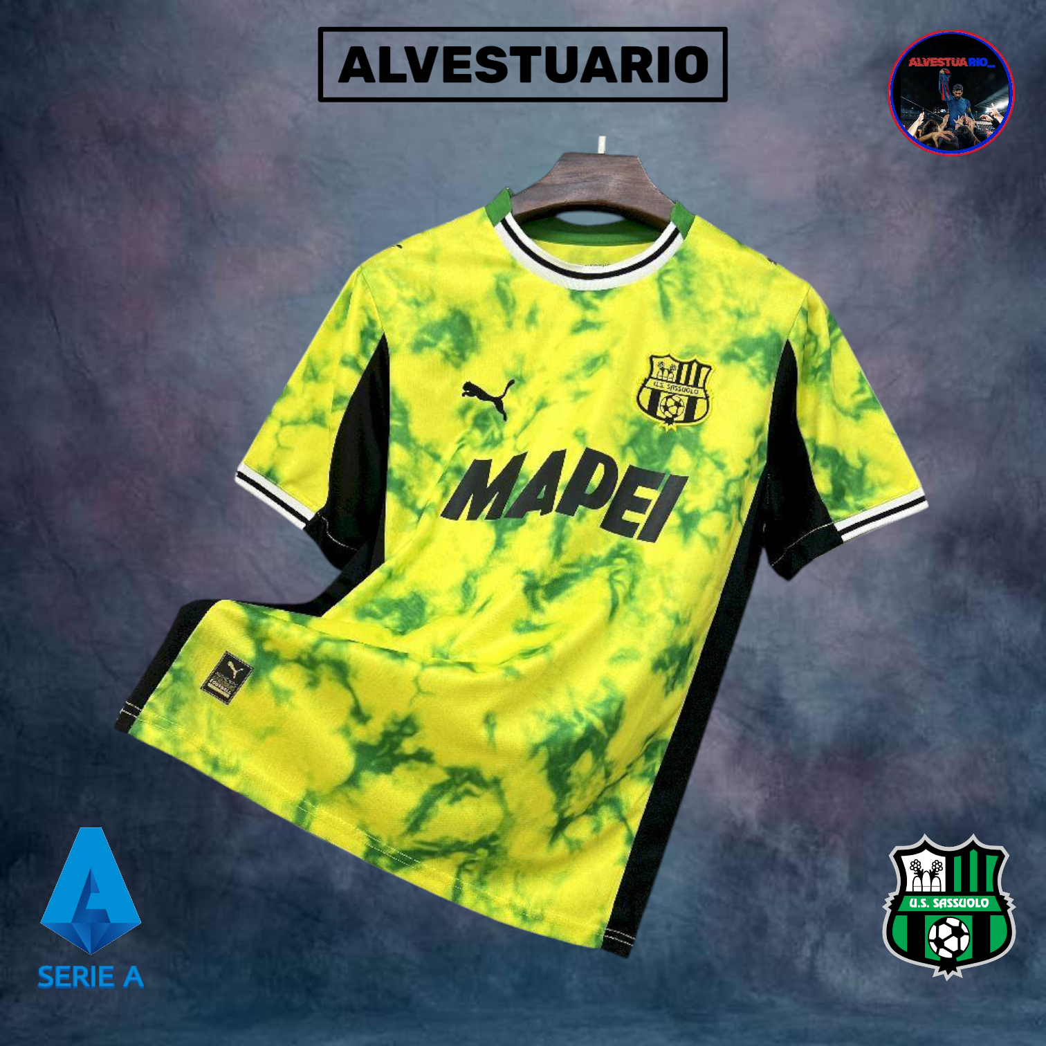 3ÂȘCamiseta Sassuolo 2025/26