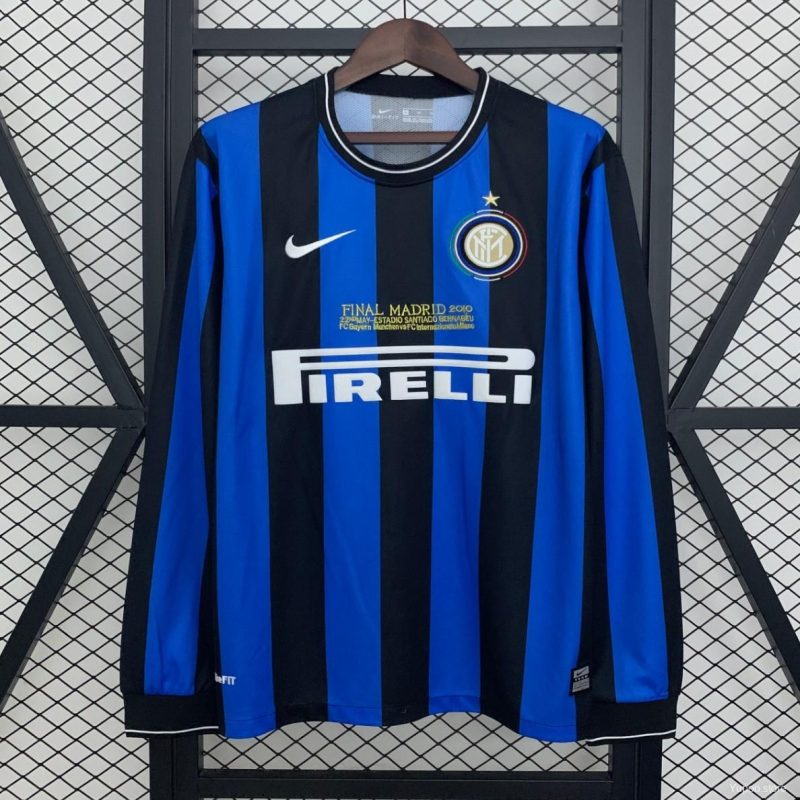 Inter Milan Manga Larga Champions League 2009/10 - Retro