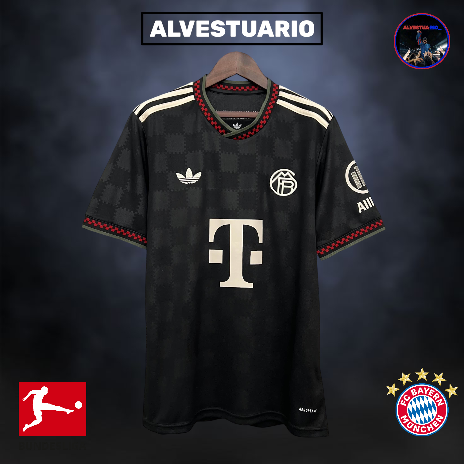 3ÂȘCamiseta Bayern de Munich 2025/26