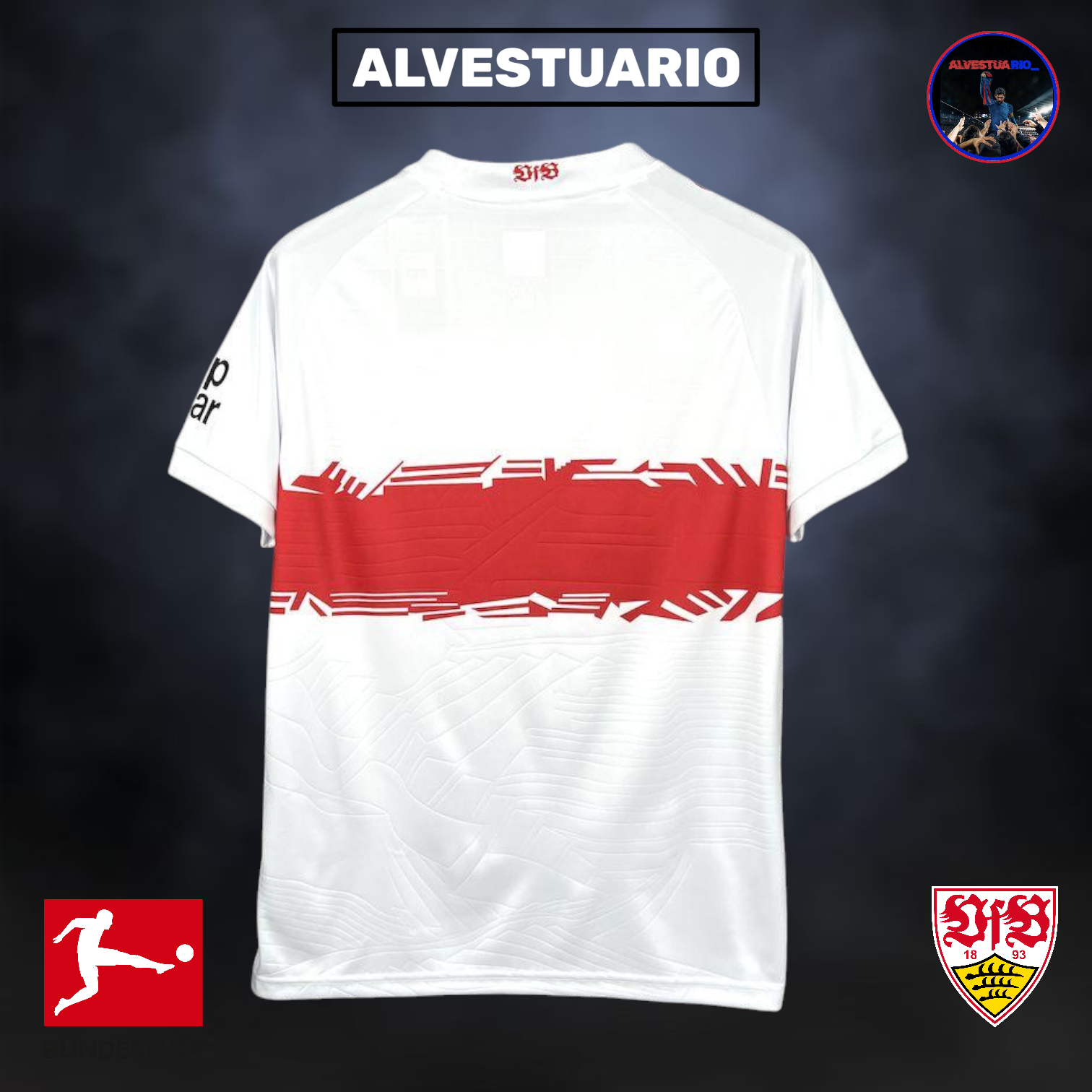 1ÂȘCamiseta VfB Stuttgart 2025/26